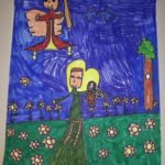 Dječji radovi za likovni natječaj „Cvjetići sv.Antuna” polaznika skupine „Zvončić“ Gola